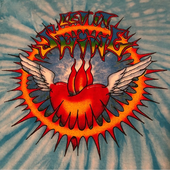 VTG 1998 Grateful Dead "Let It Shine" Mike Schulman Tie Dye T-Shirt Men's Small - Picture 2 of 6